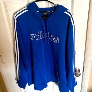 men’s adidas hoodie blue
